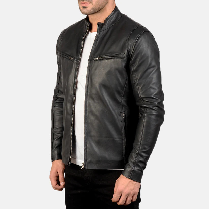 Black Real Leather Jacket Leather Jacket Leather Scoutt
