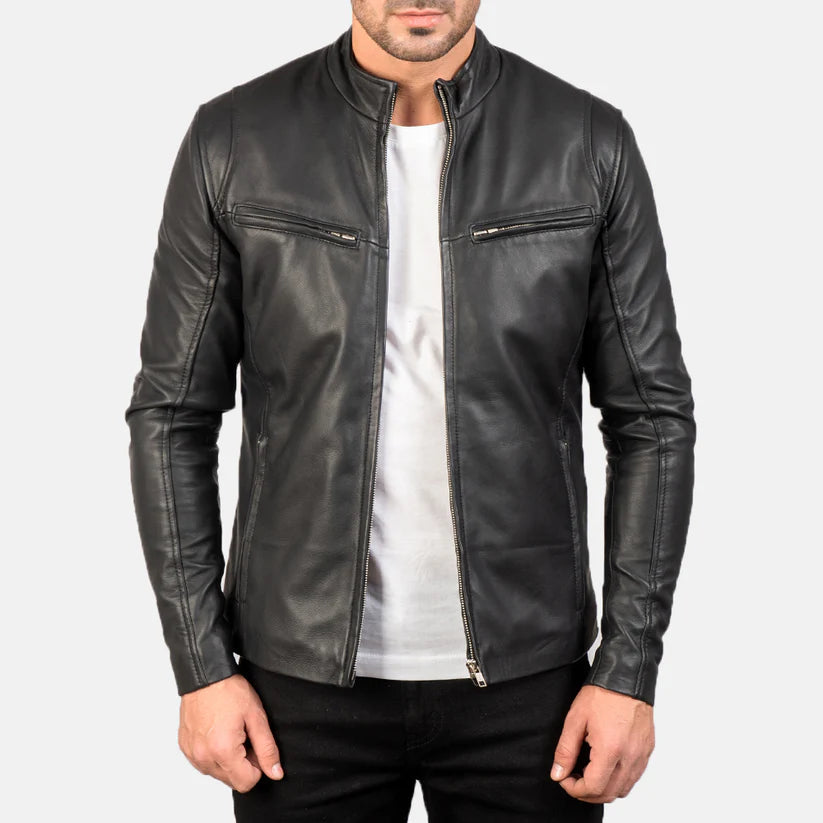 Black Real Leather Jacket Leather Jacket Leather Scoutt