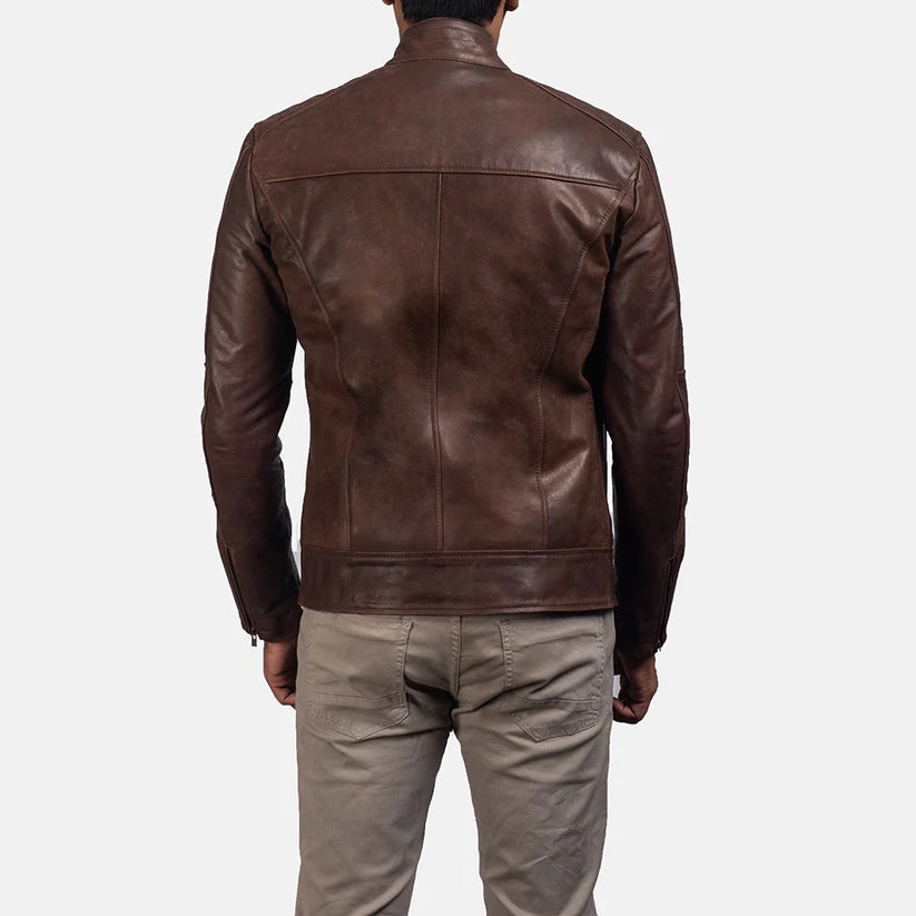 Brown Real leather jacket Leather Jacket Leather Scoutt 