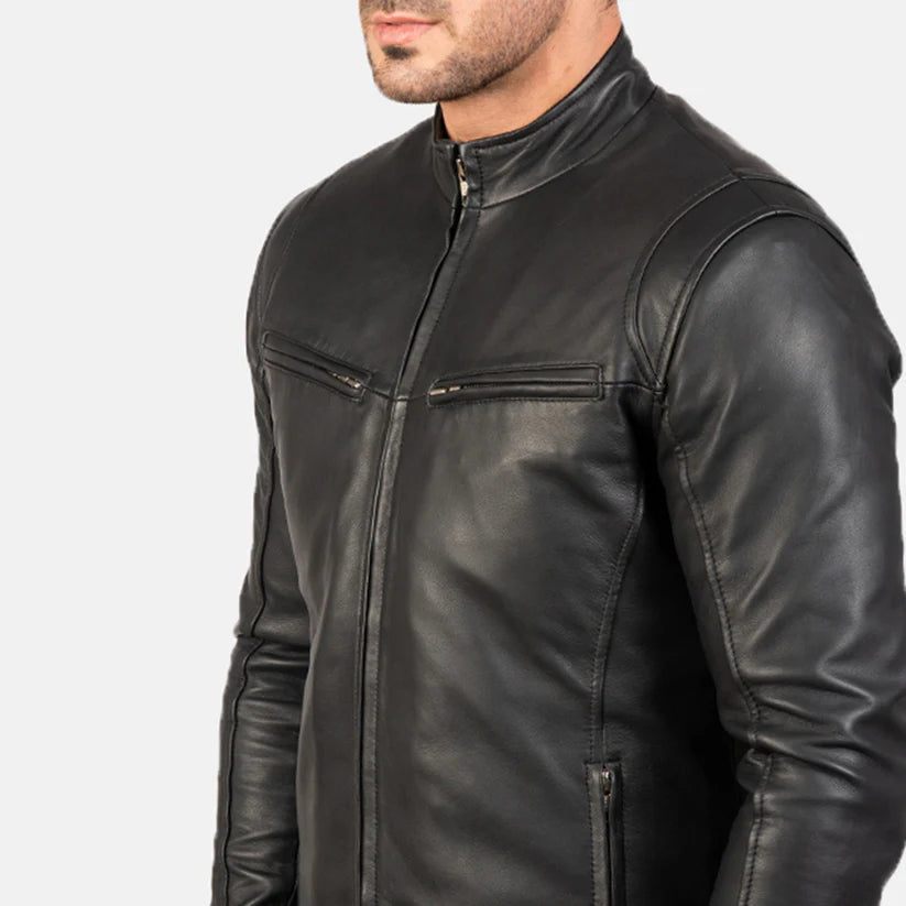 Black Real Leather Jacket Leather Jacket Leather Scoutt