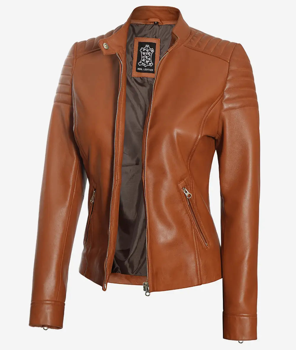 Carrie Leather Jacket for Women LSW-0007