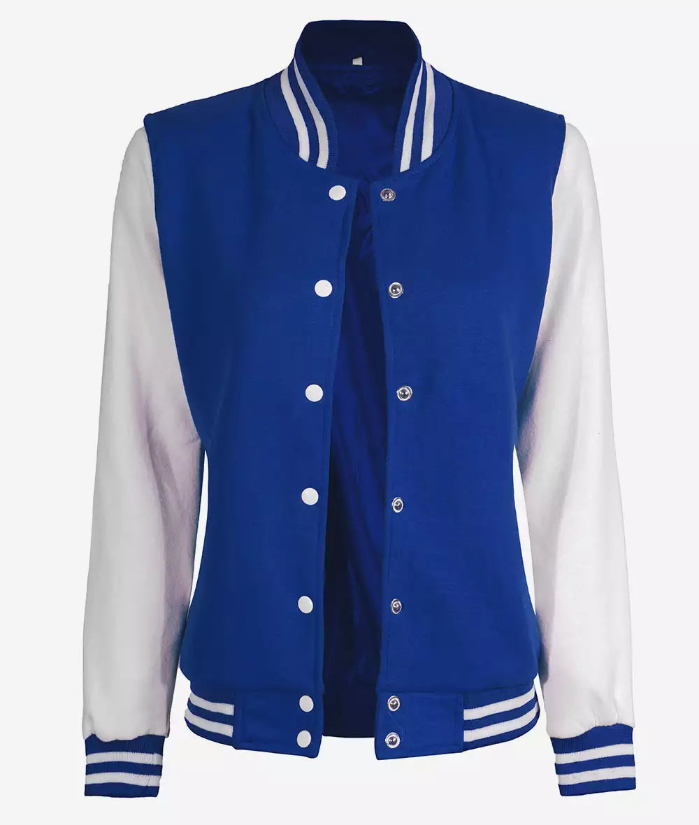 Women's Baseball-Style Varsity Jacket LSW-0080