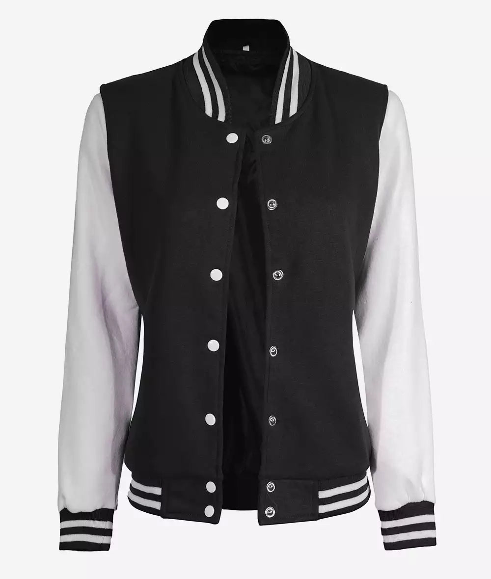 Women's Baseball-Style Varsity Jacket LSW-0080