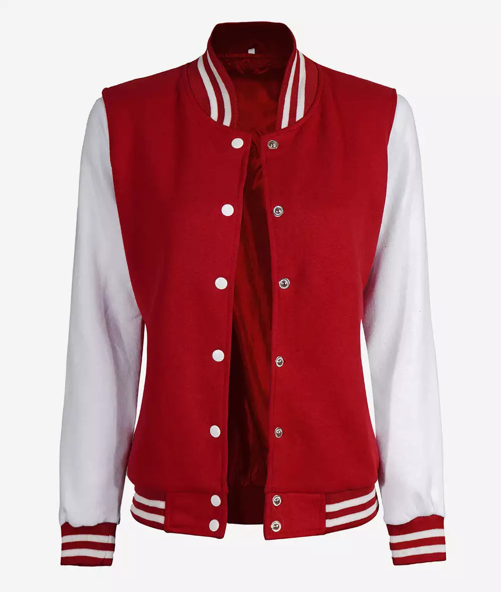 Women's Baseball-Style Varsity Jacket LSW-0080