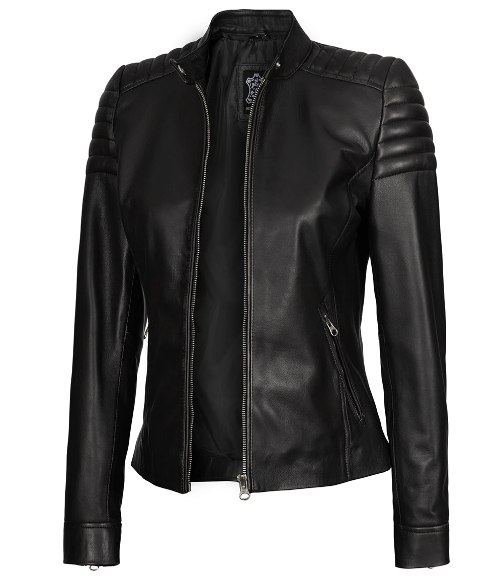 Carrie Leather Jacket for Women LSW-0007