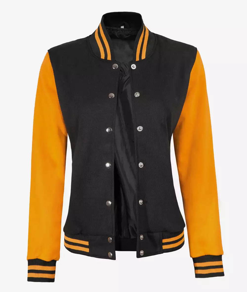 Women's Letterman Baseball Style Varsity Jacket  LSW-0079